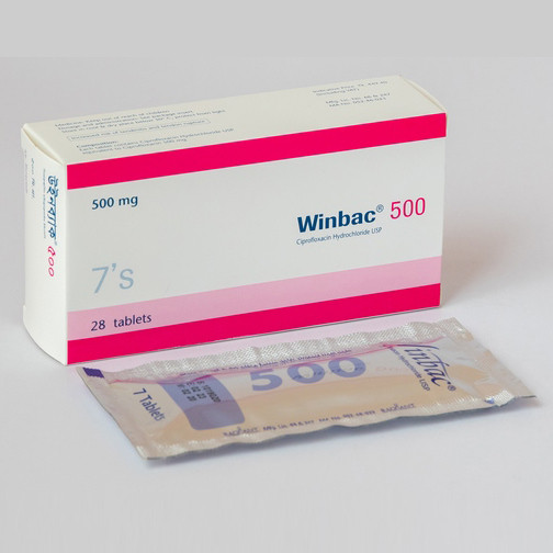 Pack Image: Winbac 500 mg Tablet (4 x 7)
