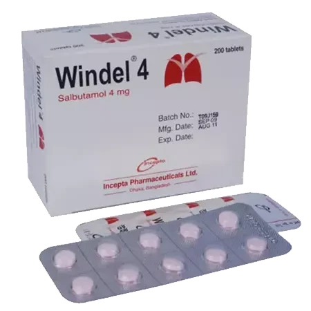 Pack Image: Windel 4 mg Tablet (20 x 10)