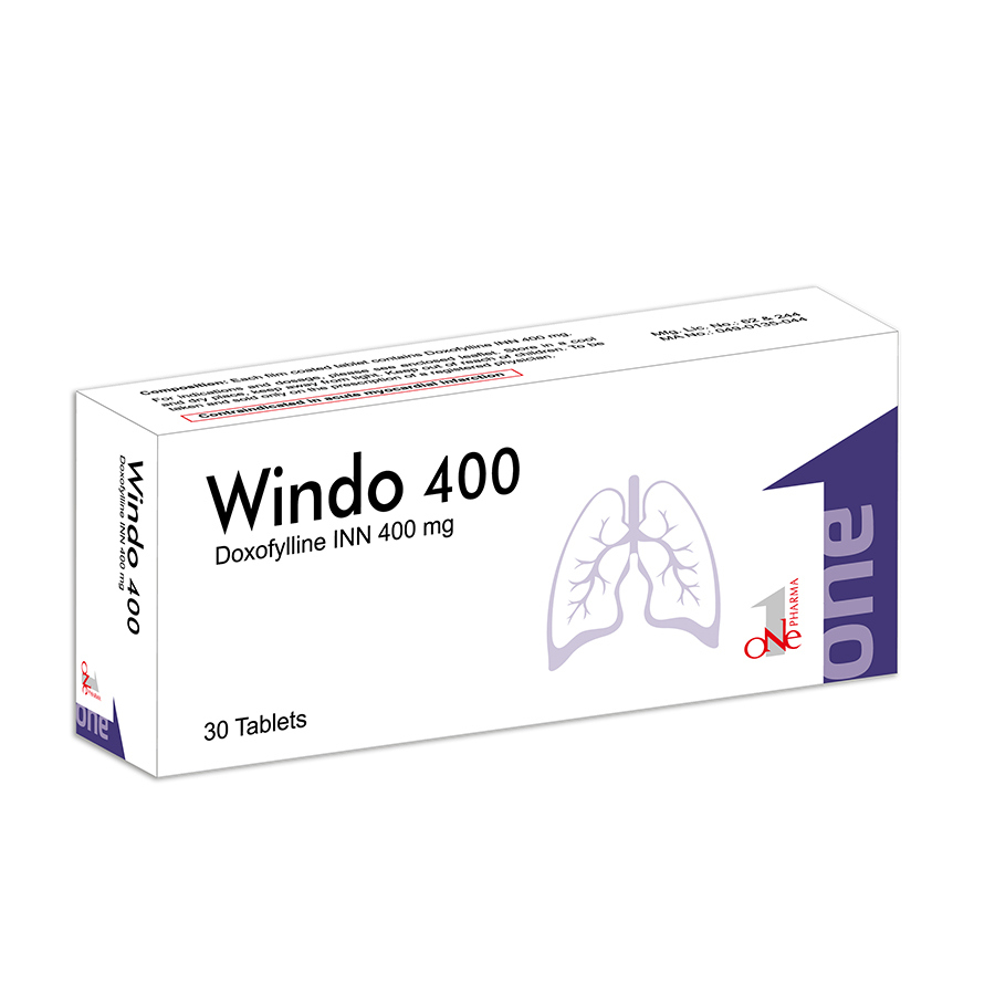 Pack Image: Windo 400 mg Tablet (3 x 10)