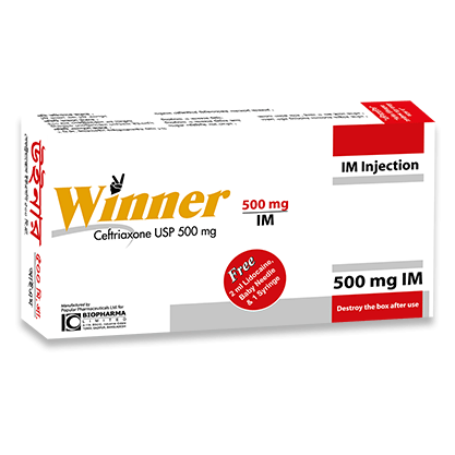 Pack Image: Winner 500 mg Injection (500 mg vial)