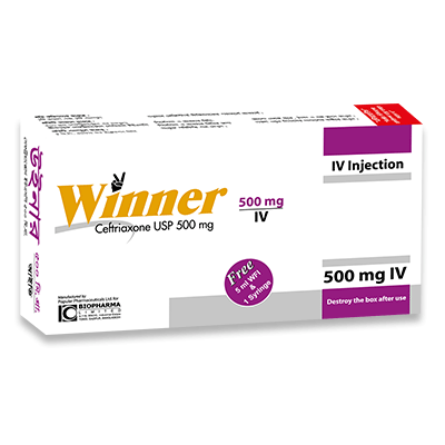 Pack Image: Winner 500 mg Injection (500 mg vial)
