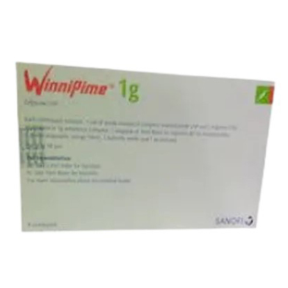 Pack Image: Winnipime  1 gm Injection (1 gm vial)