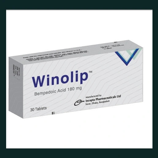 Pack Image: Winolip 180 mg Tablet (3 x 10)