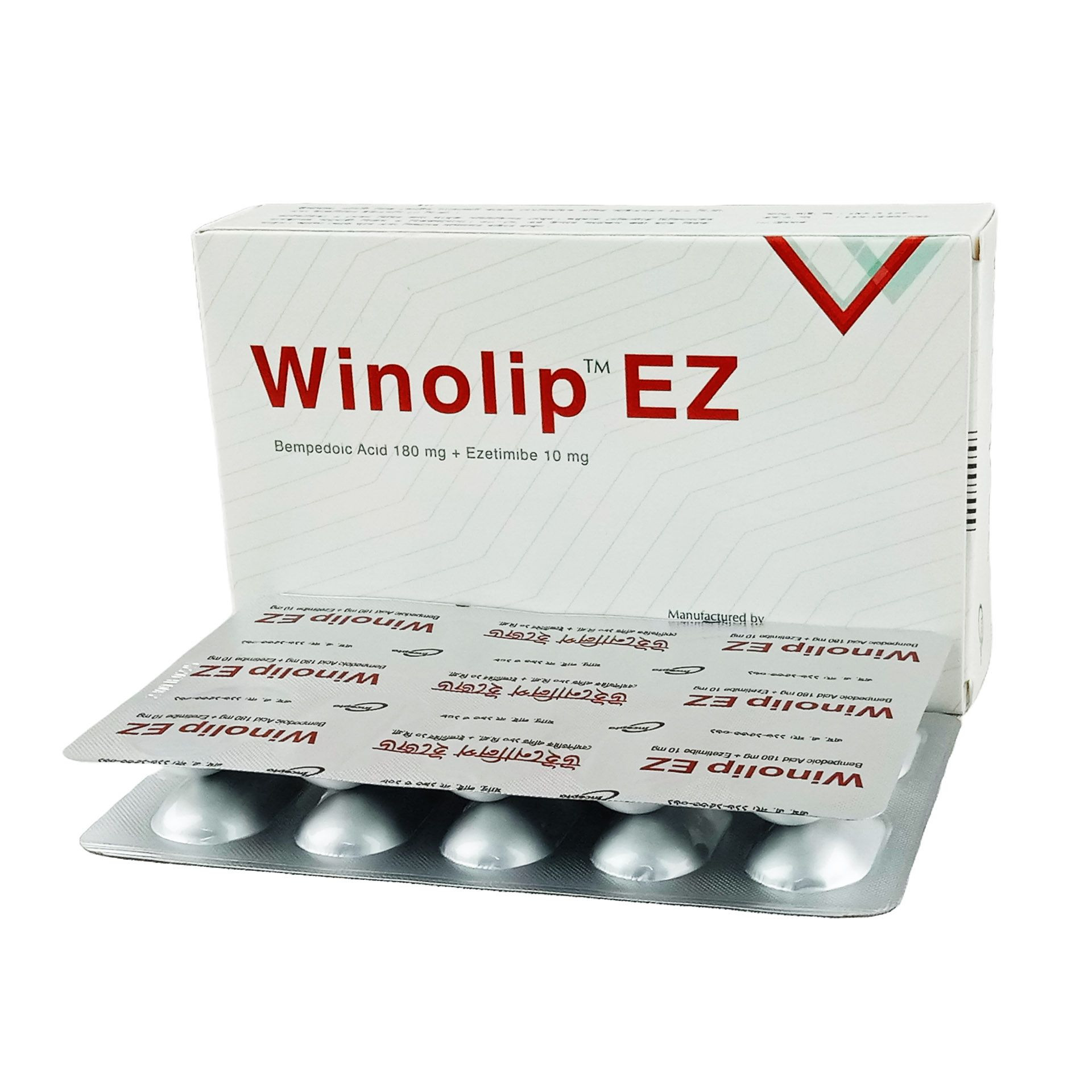 Pack Image: Winolip EZ 180 mg Tablet (3 x 10)