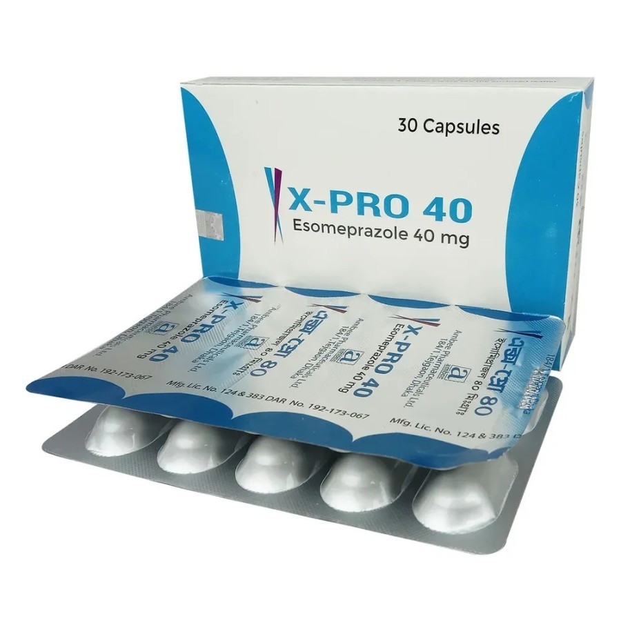 Pack Image: X-Pro 40 mg Capsule (3 x 10)