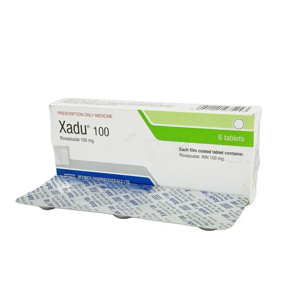 Pack Image: Xadu 100 mg Tablet (1 x 6)