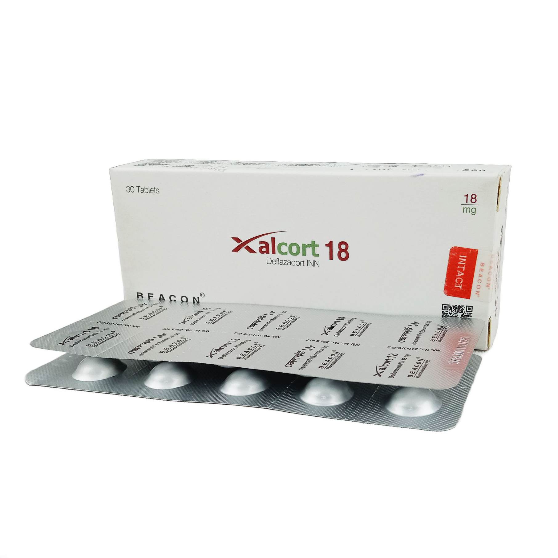 Pack Image: Xalcort 18 mg Tablet (3 x 10)