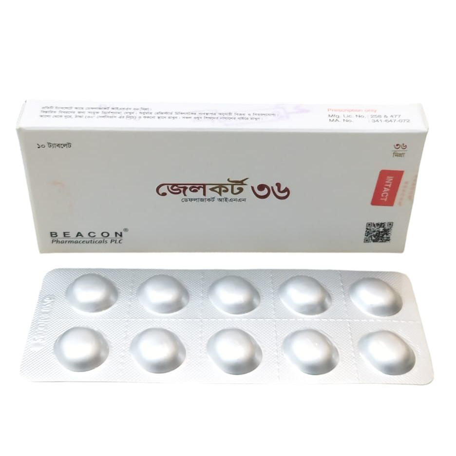 Pack Image: Xalcort 36 mg Tablet (1 x 10)