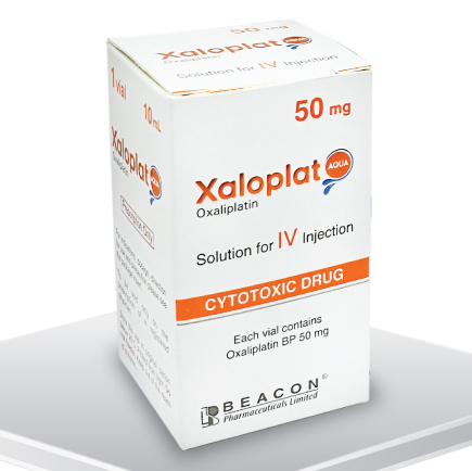 Pack Image: Xaloplat 5 mg Injection (50 mg vial)