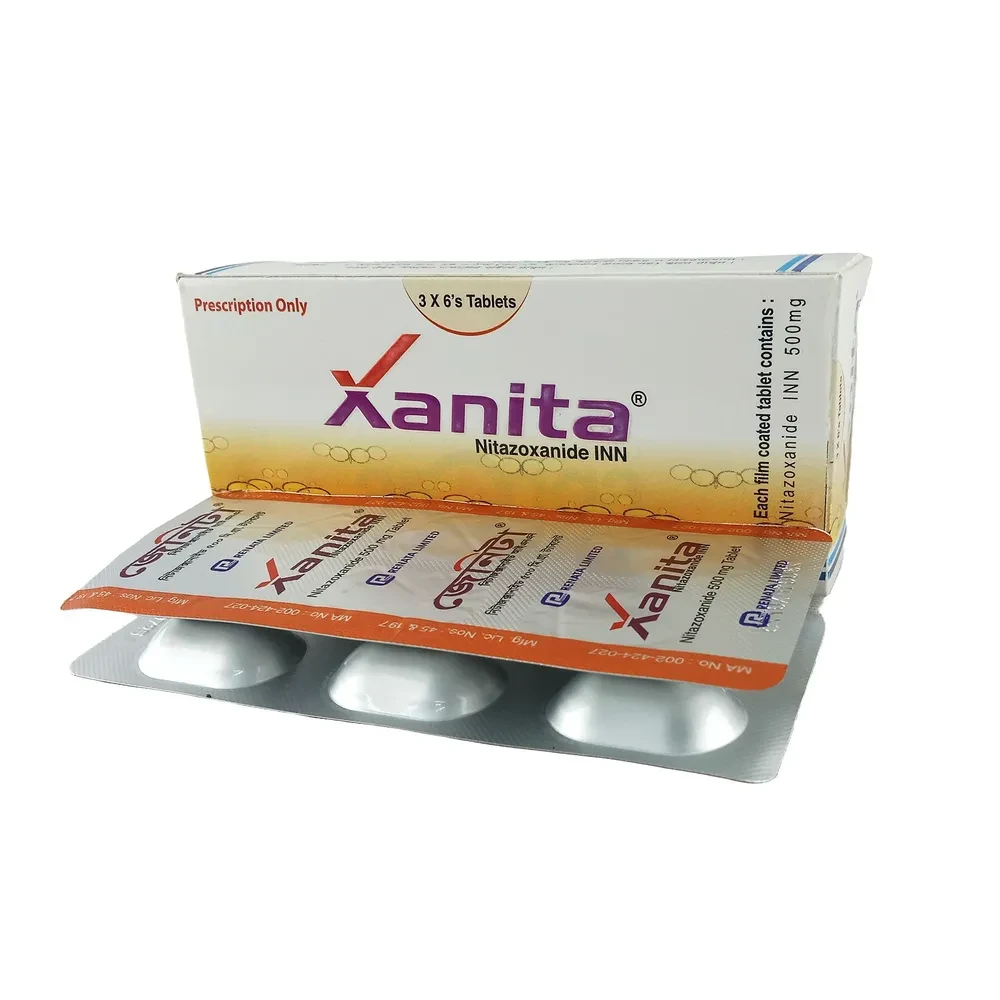 Pack Image: Xanita 500 mg Tablet (3 x 6)