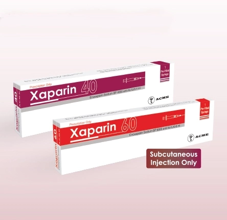Pack Image: Xaparin 4000 Anti-Xa Injection (0.4 ml pre-filled syringe)