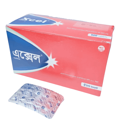 Pack Image: Xcel 500 mg Tablet (50 x 10)