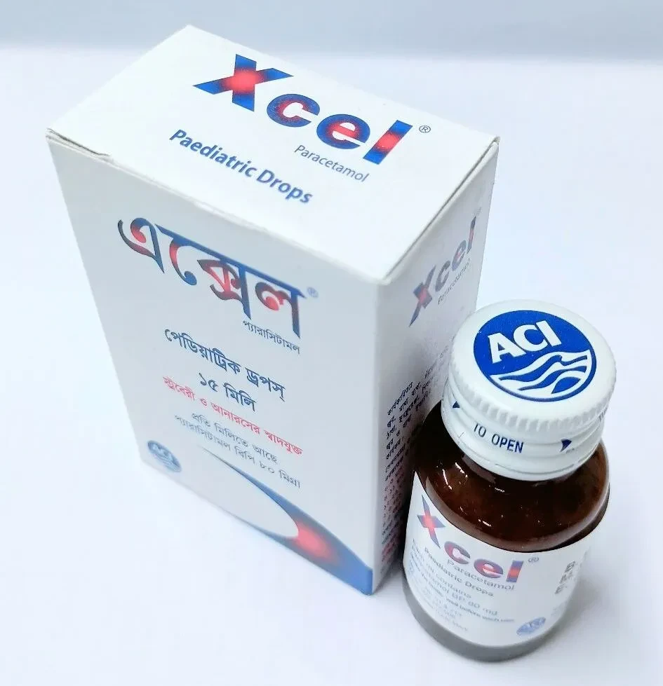 Pack Image: Xcel 80 mg Pediatric Drop (15 ml bottle)
