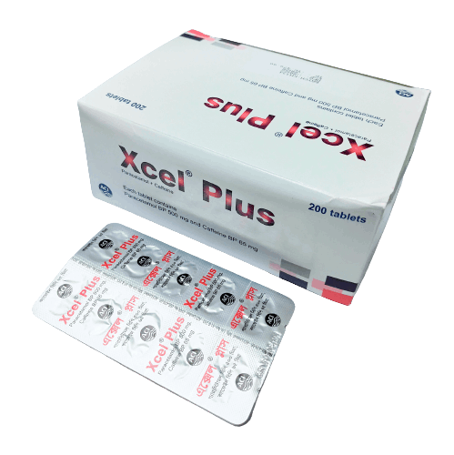 Pack Image: Xcel Plus 500 mg Tablet (20 x 10)