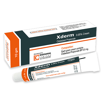Pack Image: Xderm 0.05% Cream (10 gm tube)