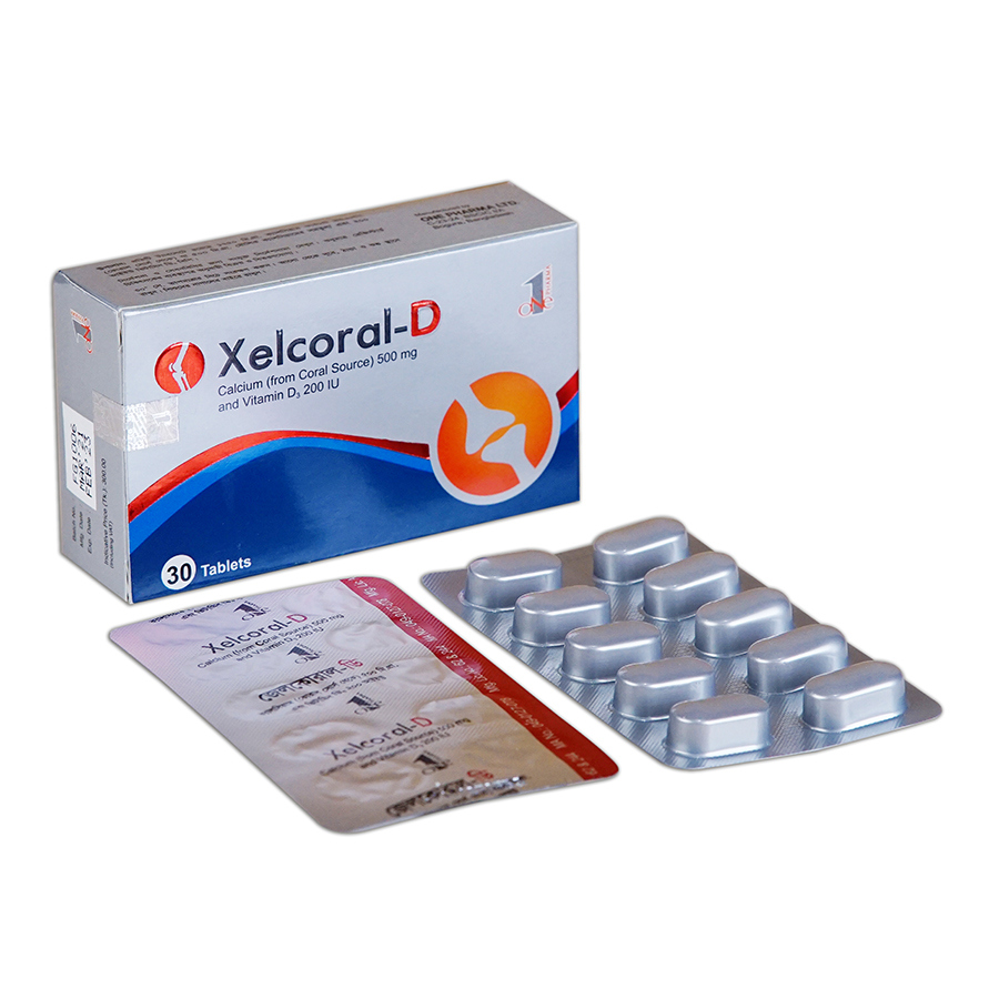 Pack Image: Xelcoral-D 500 mg Tablet (3 x 10)