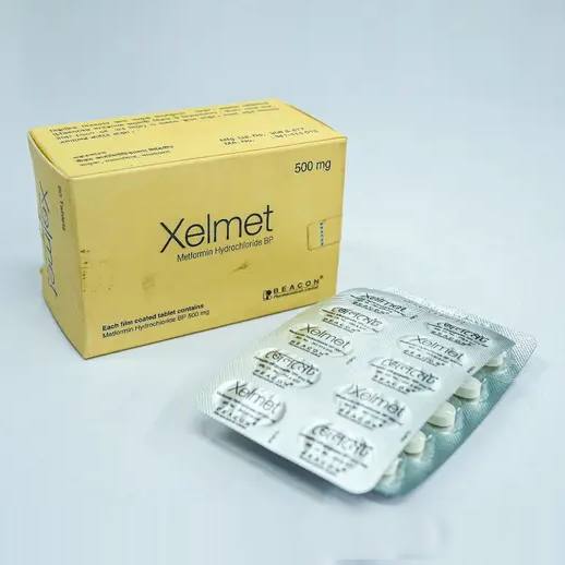 Pack Image: Xelmet XR 500 mg Tablet (4 x 7)