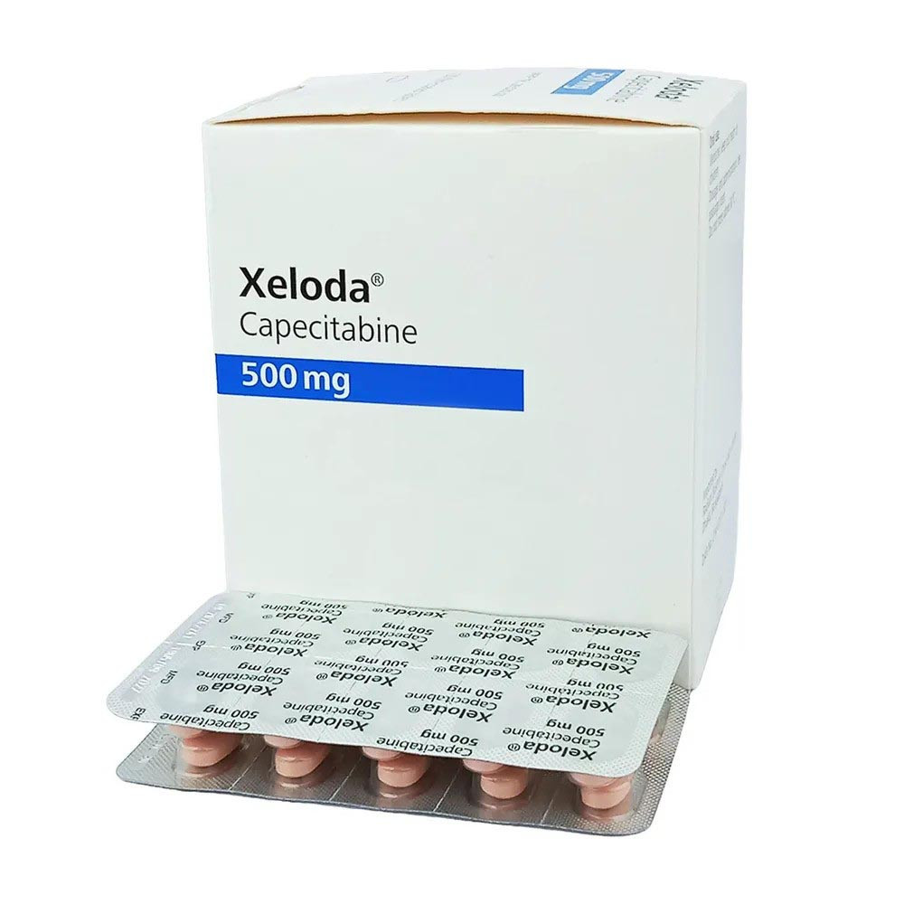 Pack Image: Xeloda 500 mg Tablet (12 x 10)