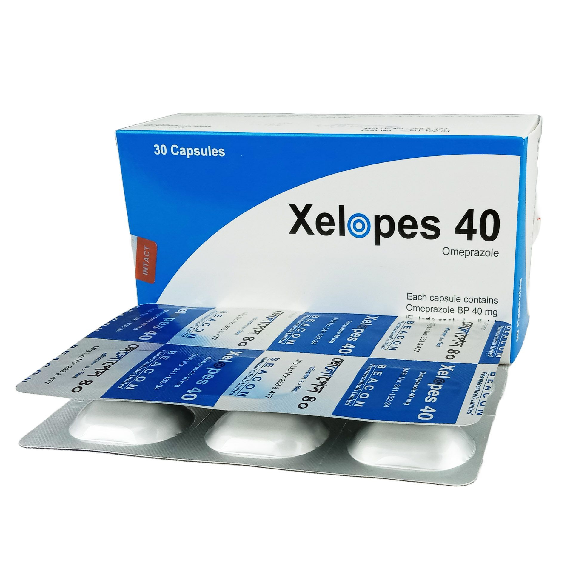 Pack Image: Xelopes 40 mg Capsule (5 x 6)