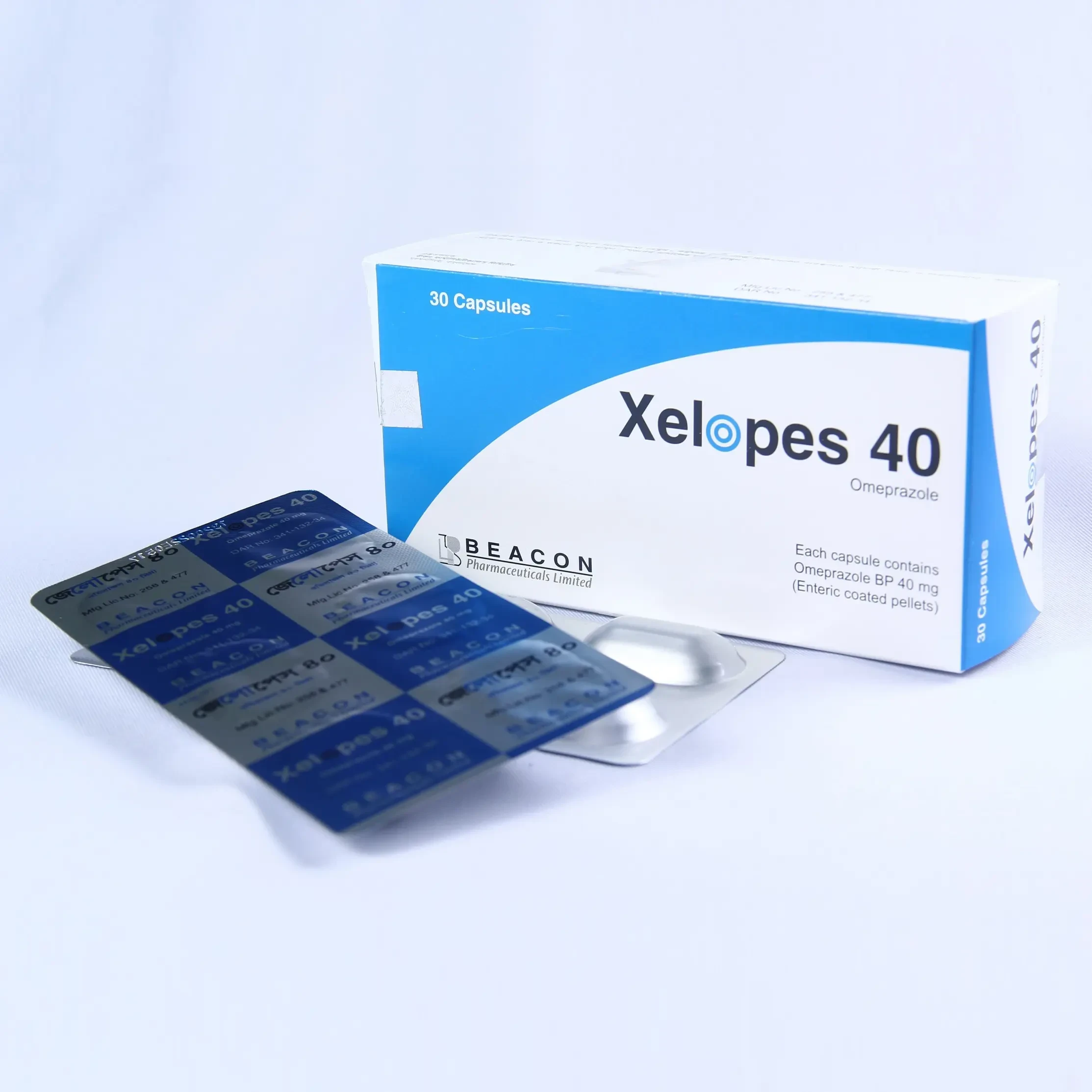 Pack Image: Xelopes 40 mg Capsule (5 x 6)