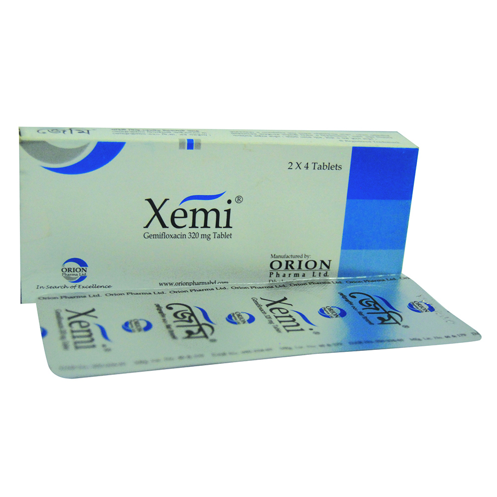 Pack Image: Xemi 320 mg Tablet (2 x 4)