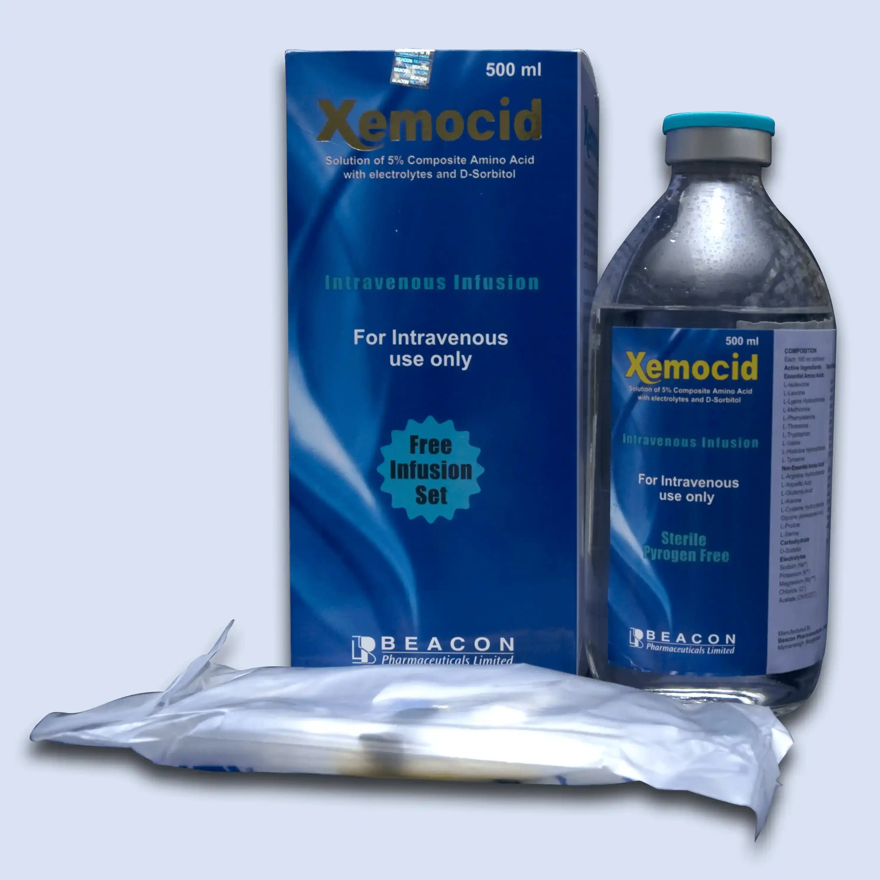Pack Image: Xemocid 5% Injection (500 ml bottle)
