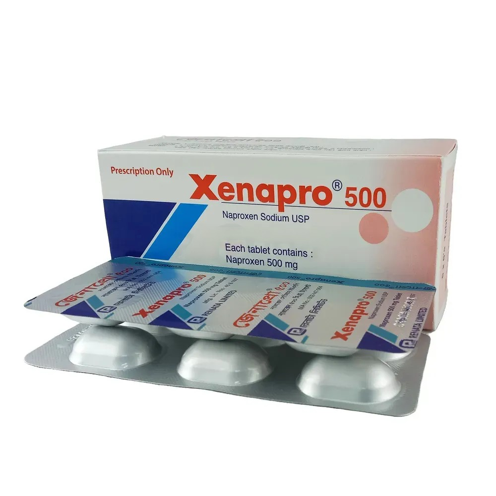 Pack Image: Xenapro 500 mg Tablet (5 x 6)