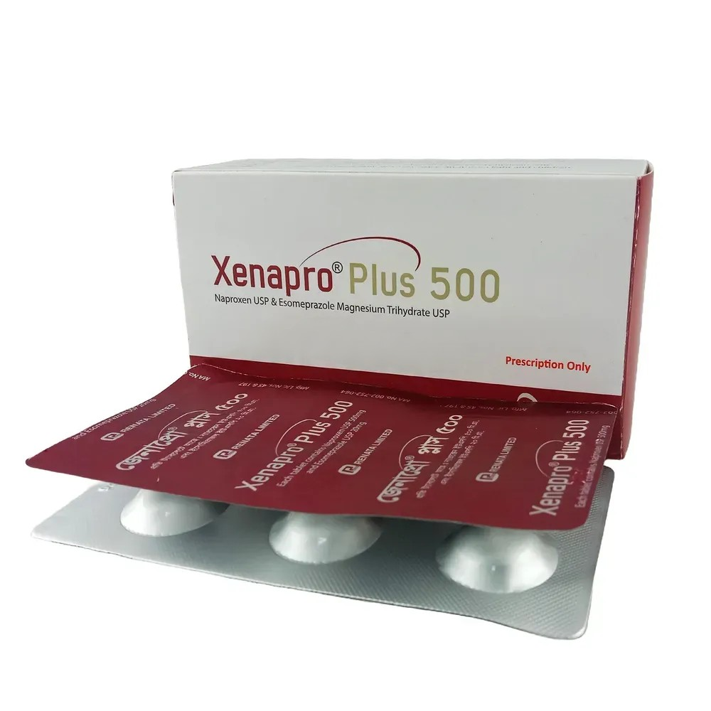 Pack Image: Xenapro Plus 500 mg Tablet (5 x 6)