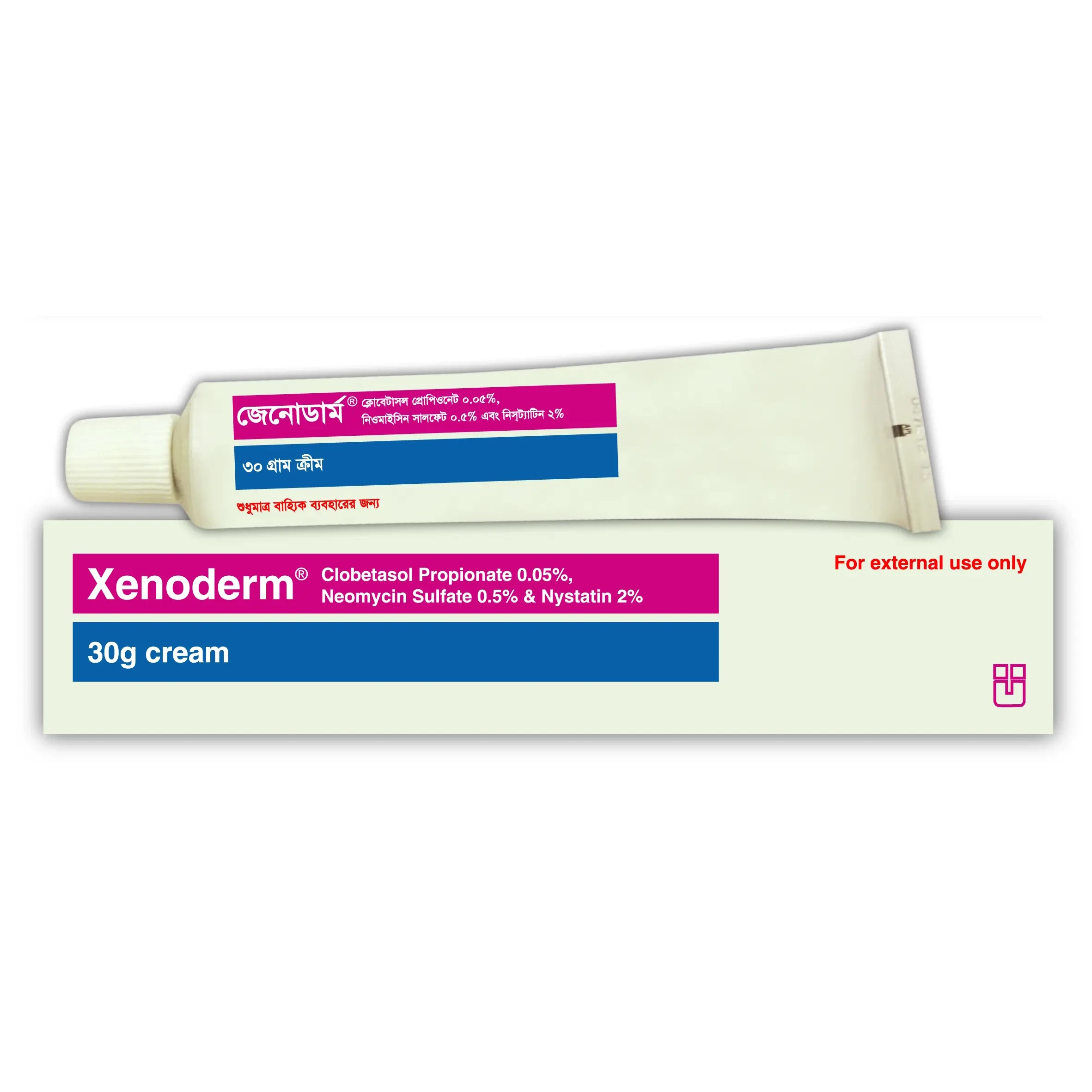 Pack Image: Xenoderm (0.5 mg Cream (30 gm tube)
