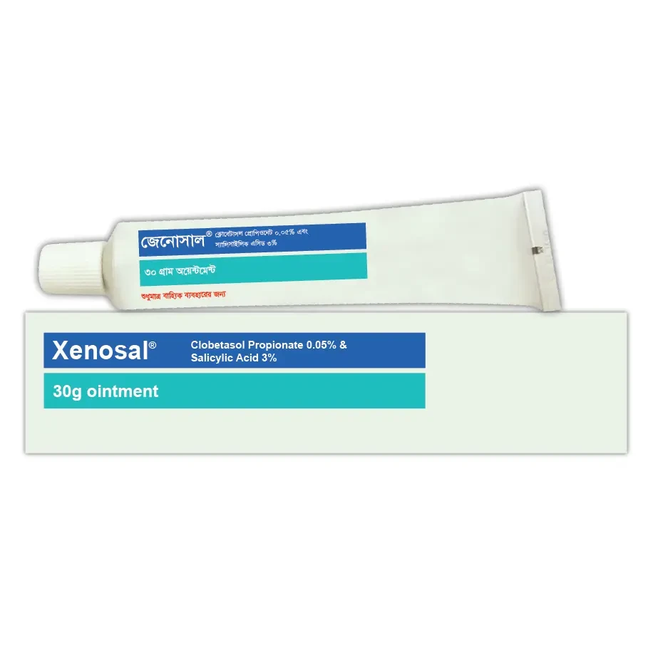 Pack Image: Xenosal 0.05% 3% Ointment (30 gm tube)