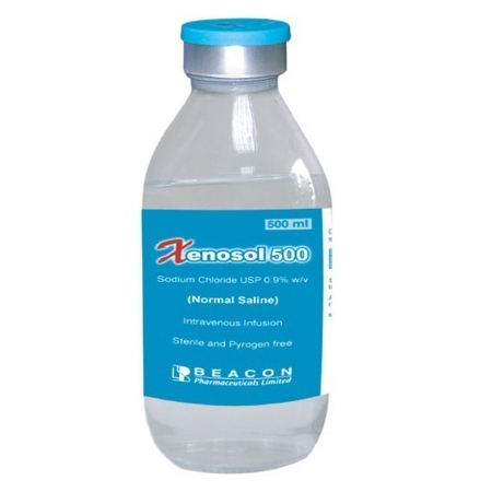 Pack Image: Xenosol 0.9% Injection (100 ml bag)