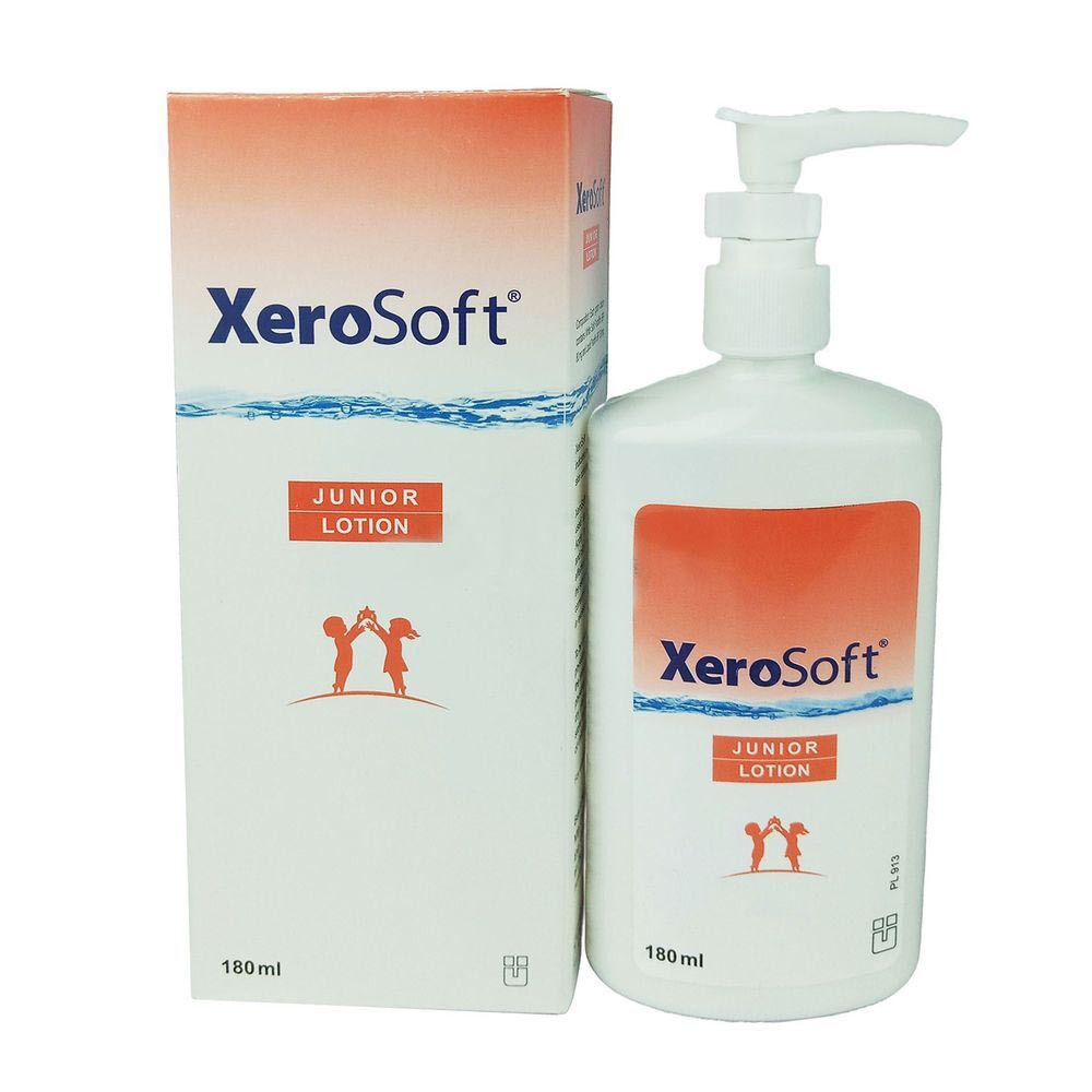 Pack Image: XeroSoft Junior 8% 3% Lotion (180 ml container)
