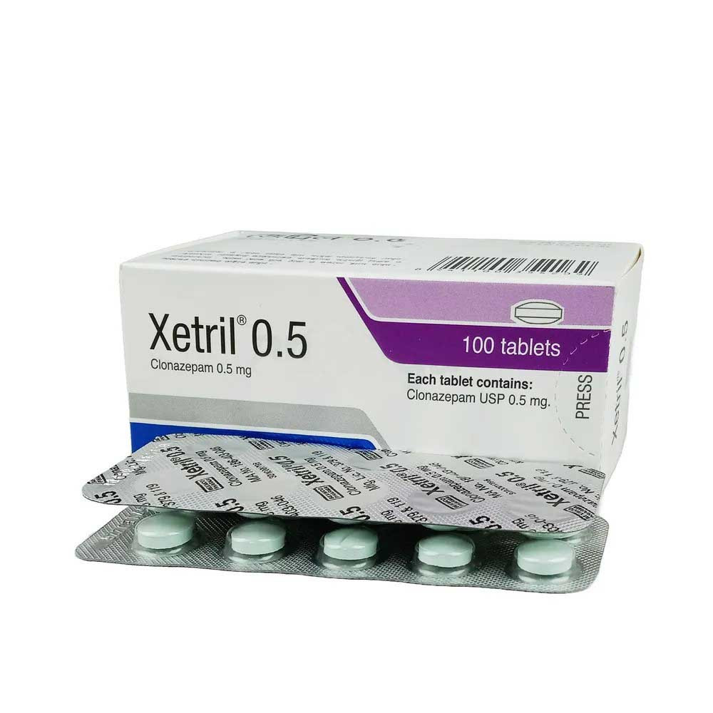 Pack Image: Xetril 0.5 mg Tablet (10 x 10)