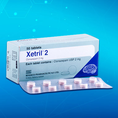 Pack Image: Xetril 2 mg Tablet (5 x 10)