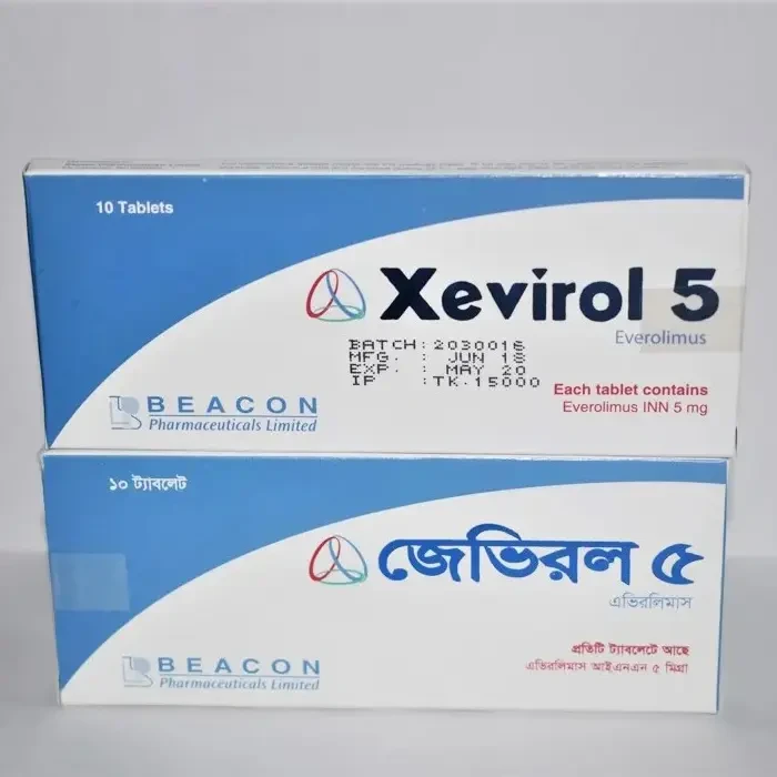 Pack Image: Xevirol 5 mg Tablet (1 x 10)