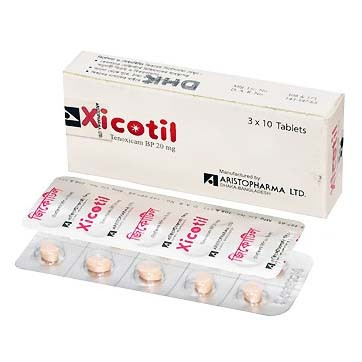 Pack Image: Xicotil 20 mg Tablet (3 x 10)
