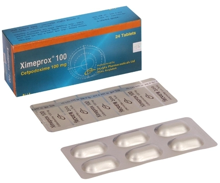 Pack Image: Ximeprox 100 mg Tablet (4 x 6)