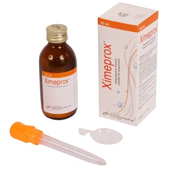 Pack Image: Ximeprox 40 mg Suspension (50 ml bottle)