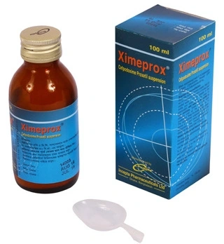Pack Image: Ximeprox 40 mg Suspension (100 ml bottle)
