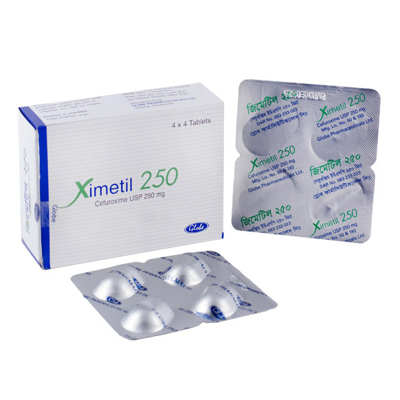 Pack Image: Ximetil 250 mg Tablet (4 x 4)