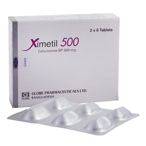 Pack Image: Ximetil 500 mg Tablet (2 x 6)
