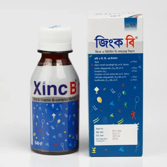 Pack Image: Xinc B  Syrup (100 ml bottle)