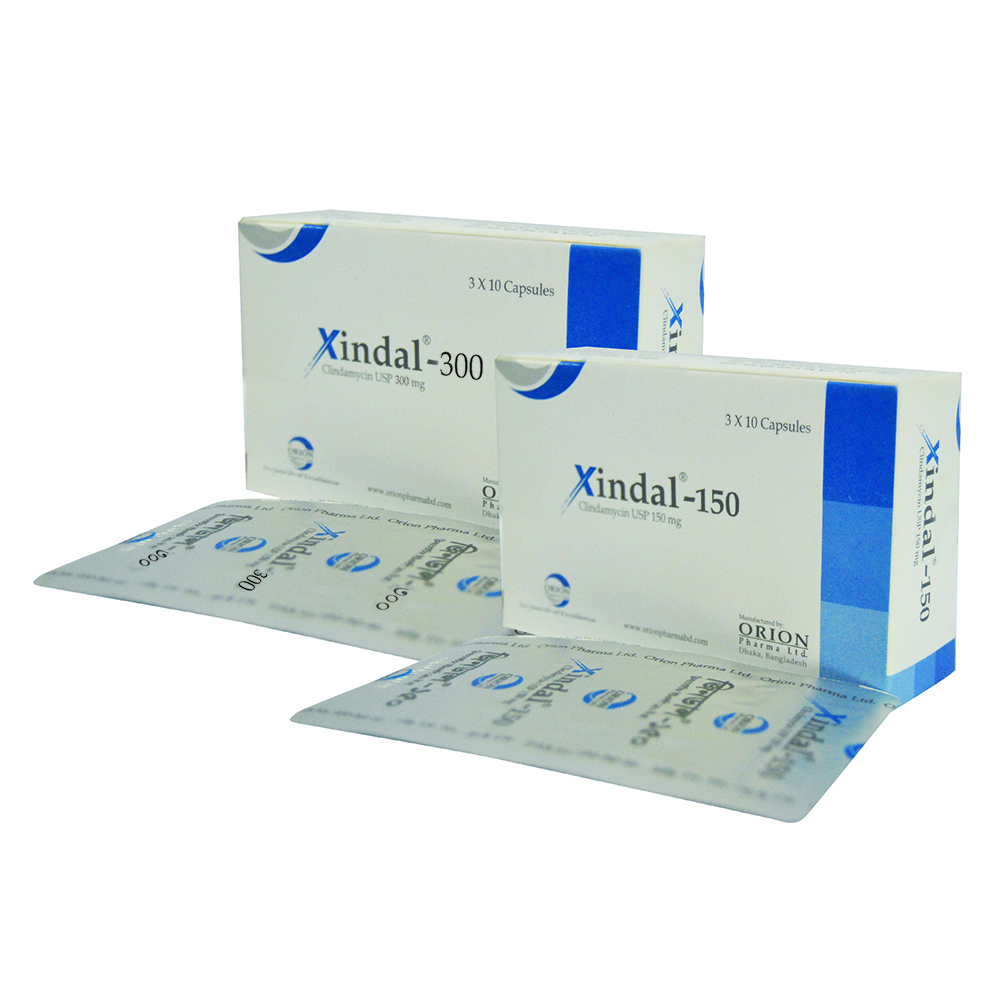 Pack Image: Xindal 150 mg Capsule (3 x 10)