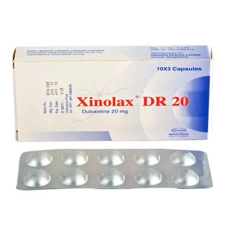 Pack Image: Xinolax DR 20 mg DR Capsule (3 x 10)
