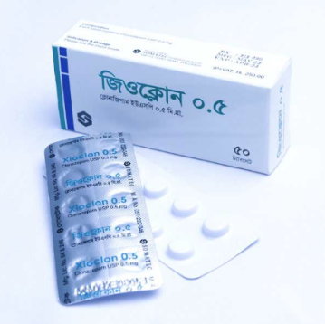 Pack Image: Xioclon 0.5 mg Tablet (5 x 10)
