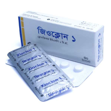 Pack Image: Xioclon 1 mg Tablet (3 x 10)