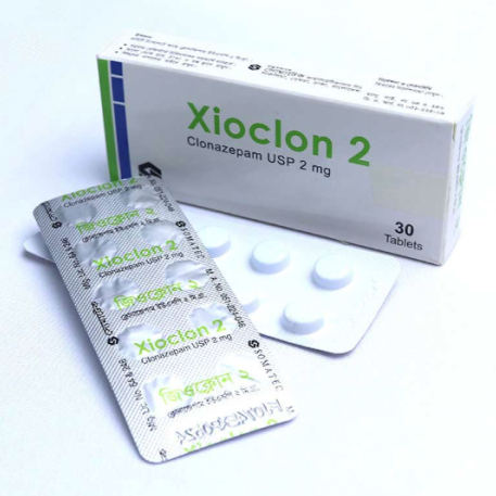 Pack Image: Xioclon 2 mg Tablet (3 x 10)