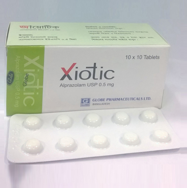 Pack Image: Xiotic 0.5 mg Tablet (10 x 10)