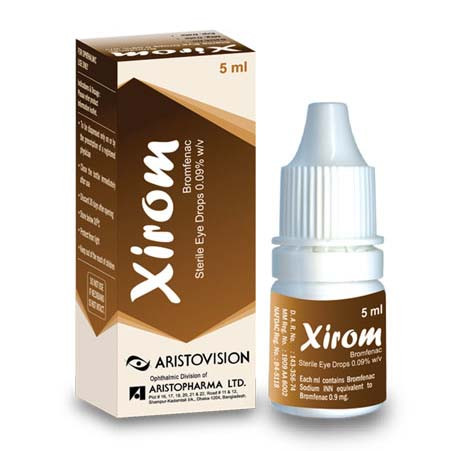 Pack Image: Xirom 0.09% Eye Drop (5 ml drop)