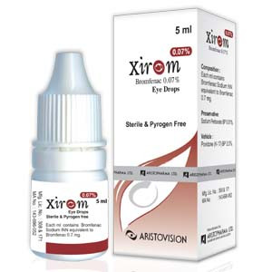 Pack Image: Xirom 0.07% Eye Drop (5 ml drop)